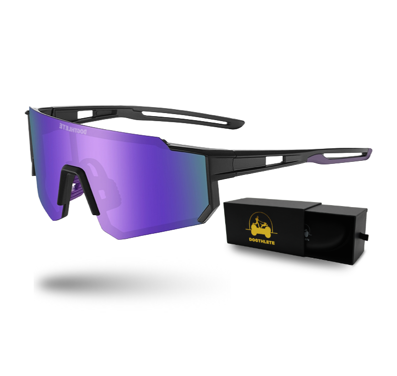 DOGTHLETE Polarized Sports glasses for Running & Cycling – UV & Wind Protection
